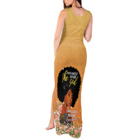 Personalized African Black Women Tank Maxi Dress She Who Kneels Before God - Wonder Print Shop