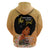 Personalized African Black Women Zip Hoodie She Who Kneels Before God - Wonder Print Shop