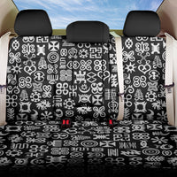 Mix Adinkra Back Car Seat Cover Black Pattern - Wonder Print Shop
