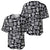 Mix Adinkra Baseball Jersey Black Pattern - Wonder Print Shop