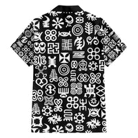 Mix Adinkra Family Matching Puletasi and Hawaiian Shirt Black Pattern - Wonder Print Shop