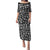 Mix Adinkra Family Matching Puletasi and Hawaiian Shirt Black Pattern - Wonder Print Shop