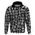 Mix Adinkra Hoodie Black Pattern - Wonder Print Shop