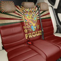 I'm Black and I'm Proud African Back Car Seat Cover Hand Up Africa Map Art - Wonder Print Shop