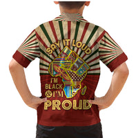 I'm Black and I'm Proud African Family Matching Mermaid Dress and Hawaiian Shirt Hand Up Africa Map Art - Wonder Print Shop