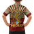I'm Black and I'm Proud African Family Matching Puletasi and Hawaiian Shirt Hand Up Africa Map Art - Wonder Print Shop