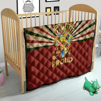 I'm Black and I'm Proud African Quilt Hand Up Africa Map Art - Wonder Print Shop