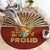 I'm Black and I'm Proud African Round Carpet Hand Up Africa Map Art