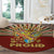 I'm Black and I'm Proud African Round Carpet Hand Up Africa Map Art