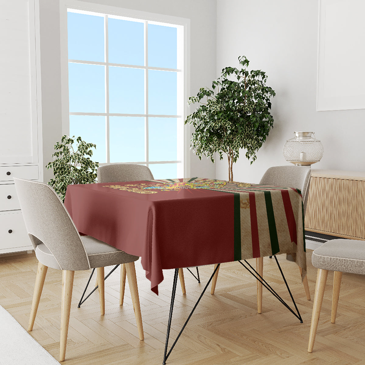 I'm Black and I'm Proud African Tablecloth Hand Up Africa Map Art - Wonder Print Shop