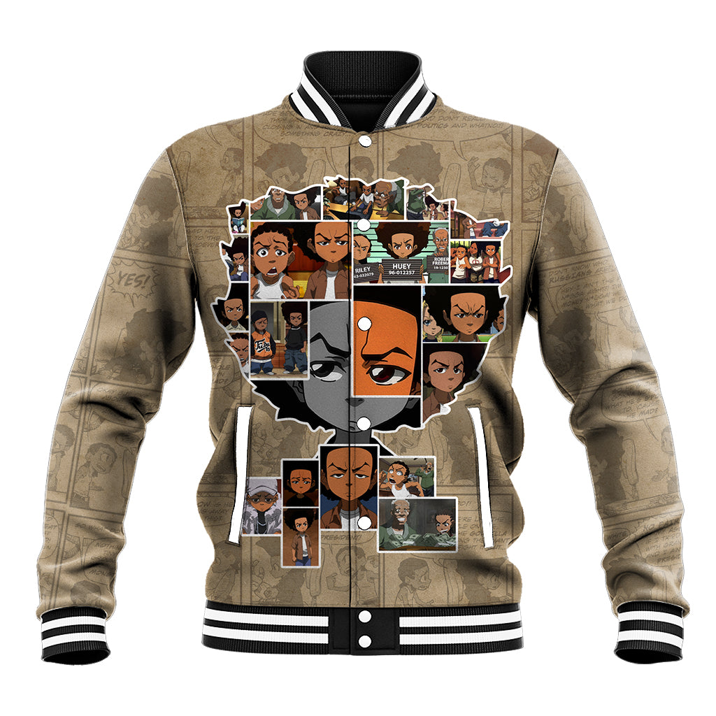 Huey Freeman Baseball Jacket African American - Wonder Print Shop