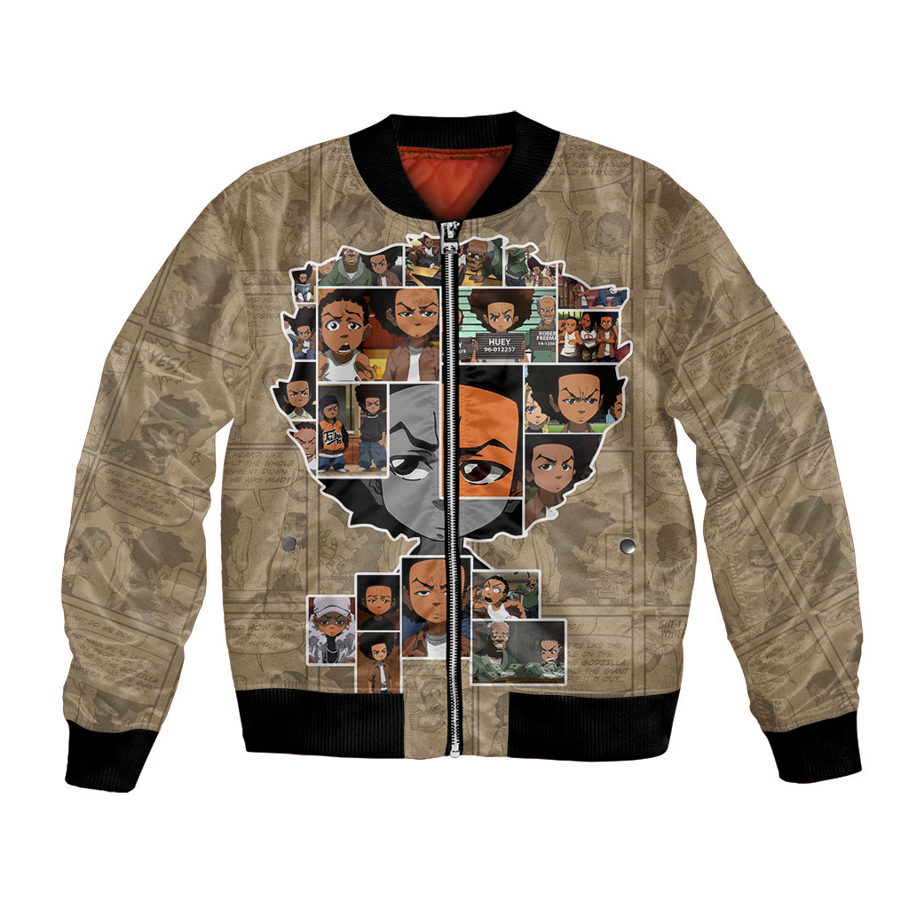 Huey Freeman Bomber Jacket African American - Wonder Print Shop