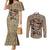 Huey Freeman Couples Matching Mermaid Dress and Long Sleeve Button Shirt African American