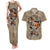 Huey Freeman Couples Matching Tank Maxi Dress and Hawaiian Shirt African American - Wonder Print Shop