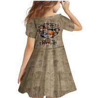 Huey Freeman Family Matching Mermaid Dress and Hawaiian Shirt African American - Wonder Print Shop