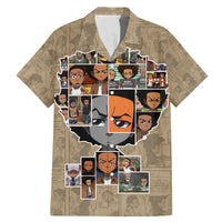 Huey Freeman Family Matching Mermaid Dress and Hawaiian Shirt African American - Wonder Print Shop