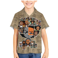 Huey Freeman Family Matching Mermaid Dress and Hawaiian Shirt African American - Wonder Print Shop
