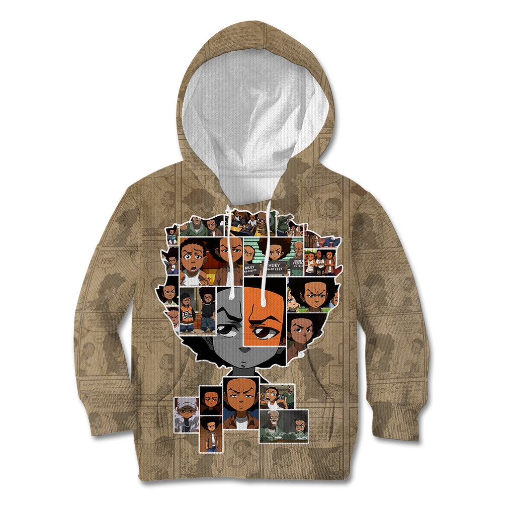 Huey Freeman Kid Hoodie African American - Wonder Print Shop