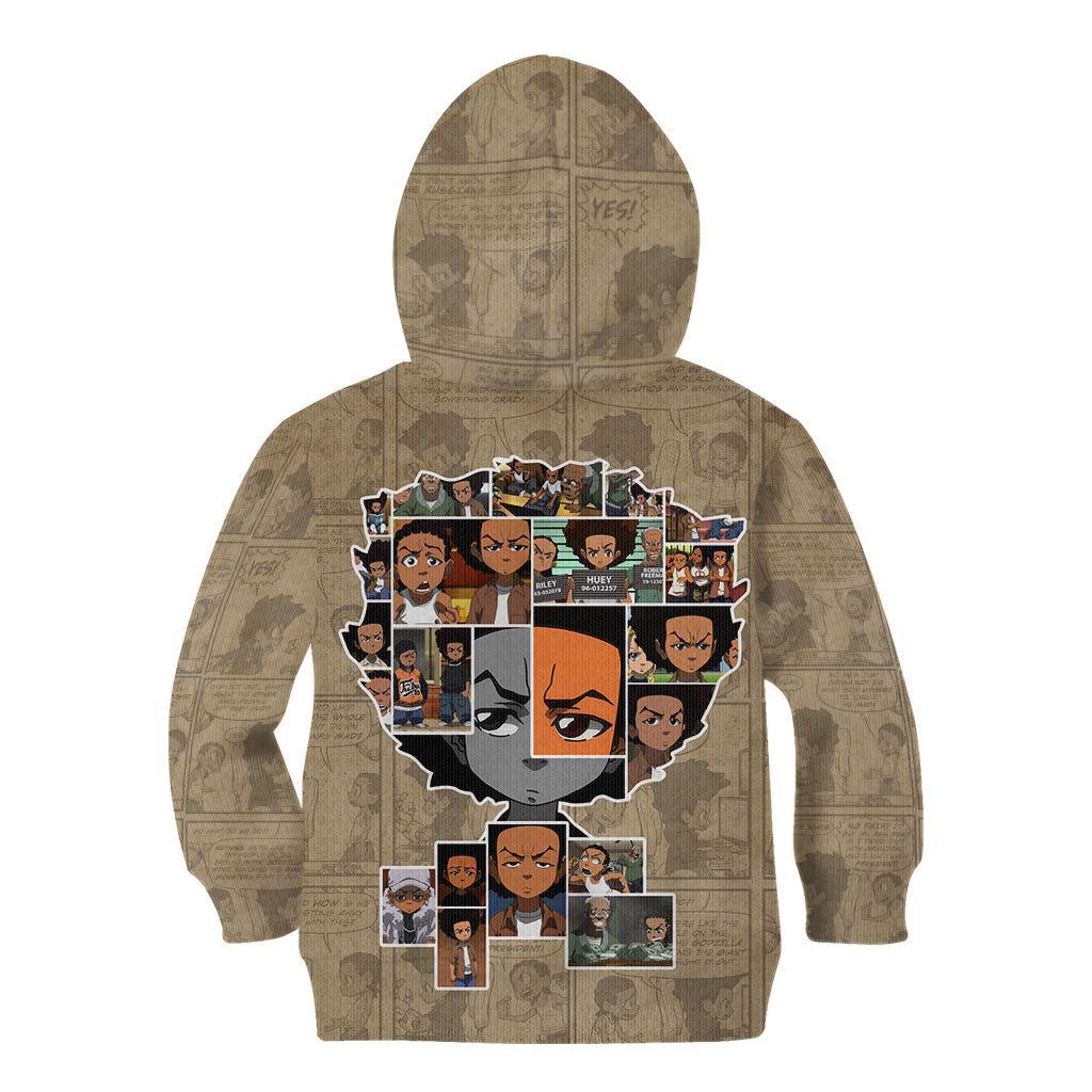 Huey Freeman Kid Hoodie African American - Wonder Print Shop