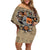 Huey Freeman Off Shoulder Short Dress African American - Wonder Print Shop