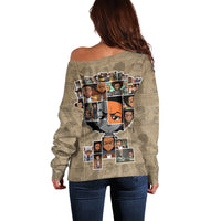Huey Freeman Off Shoulder Sweater African American - Wonder Print Shop