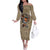 Huey Freeman Off The Shoulder Long Sleeve Dress African American - Wonder Print Shop