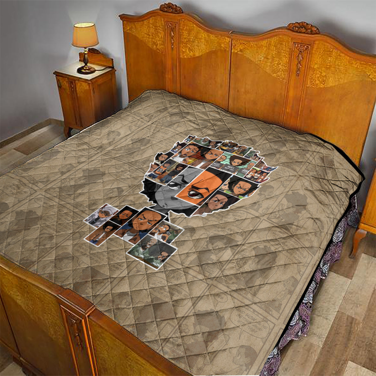 Huey Freeman Quilt African American - Wonder Print Shop