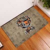 Huey Freeman Rubber Doormat African American - Wonder Print Shop