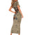 Huey Freeman Short Sleeve Bodycon Dress African American - Wonder Print Shop