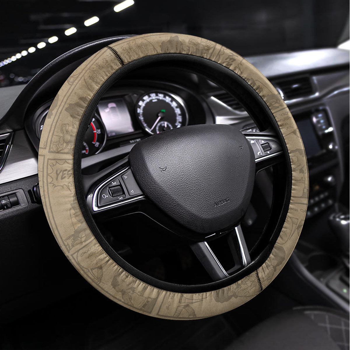 Huey Freeman Steering Wheel Cover African American - Wonder Print Shop
