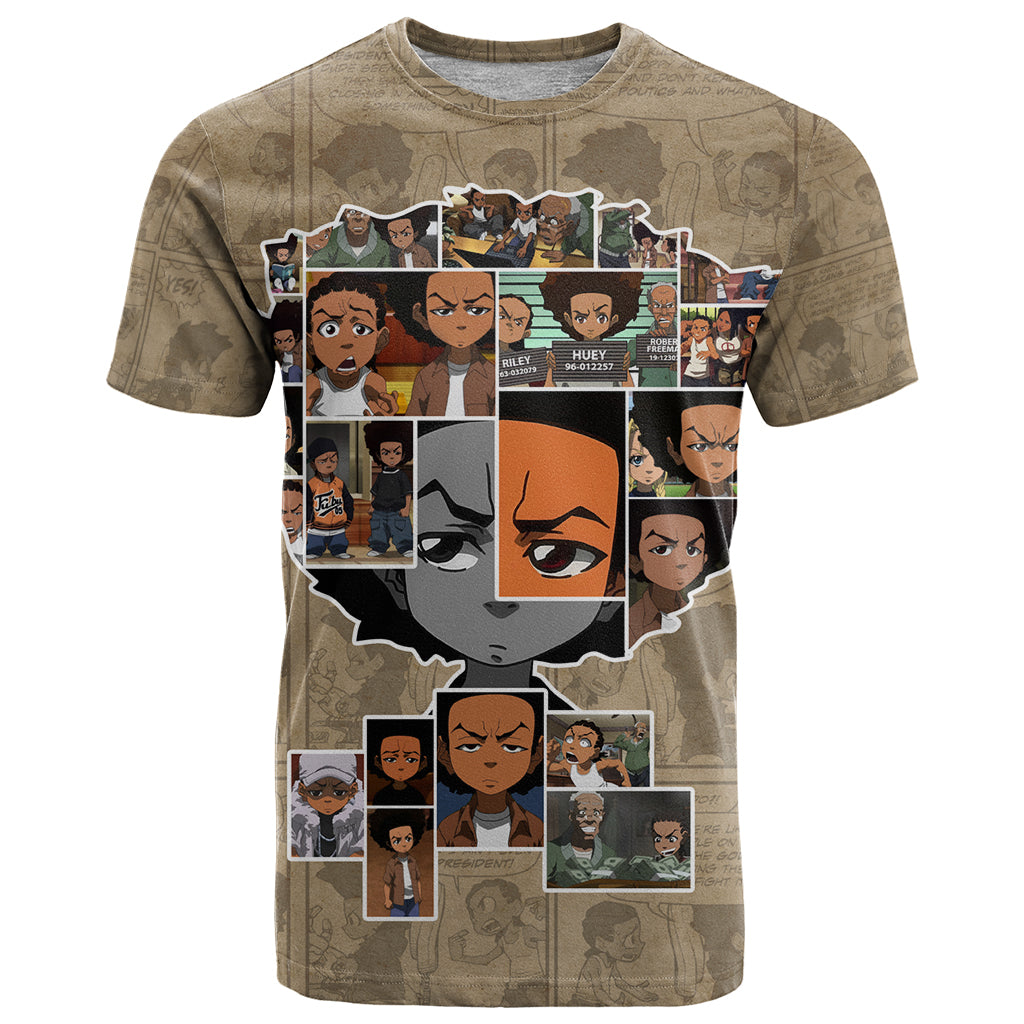 Huey Freeman T Shirt African American - Wonder Print Shop