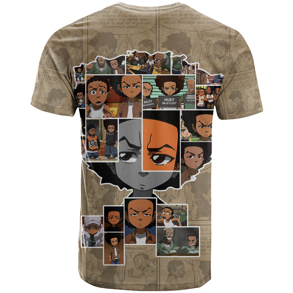 Huey Freeman T Shirt African American - Wonder Print Shop