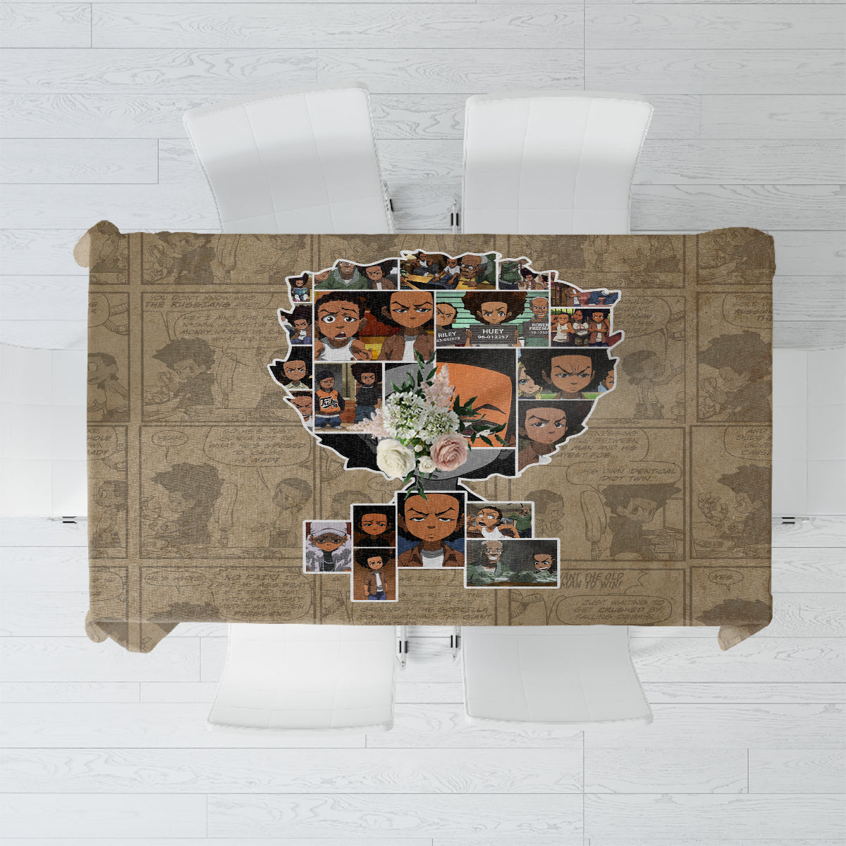 Huey Freeman Tablecloth African American - Wonder Print Shop
