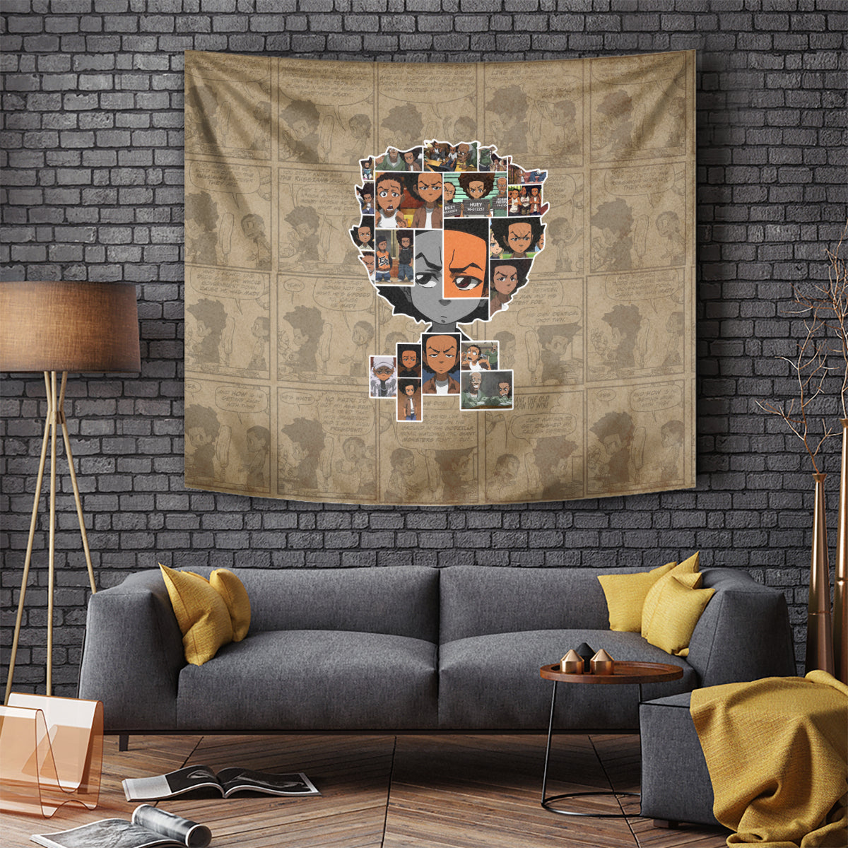 Huey Freeman Tapestry African American - Wonder Print Shop