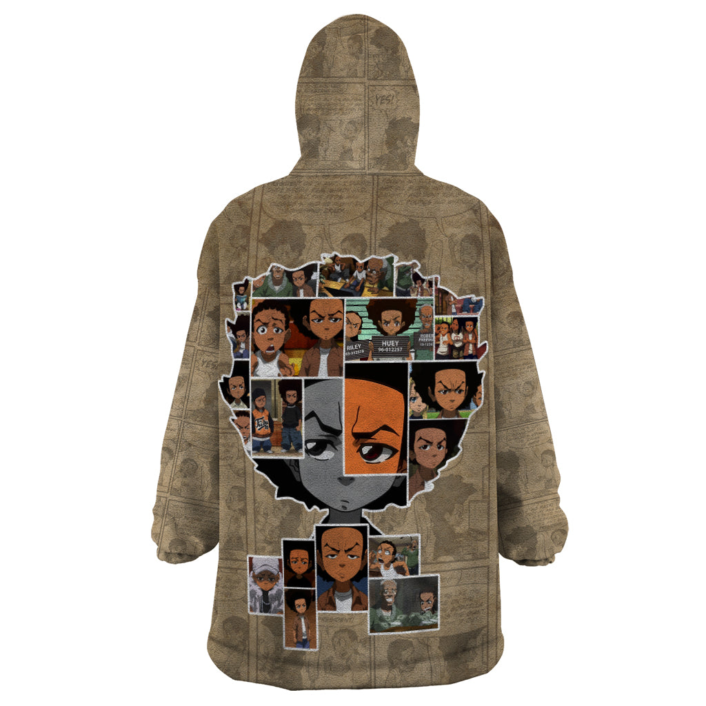Huey Freeman Wearable Blanket Hoodie African American - Wonder Print Shop