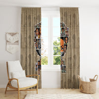 Huey Freeman Window Curtain African American - Wonder Print Shop