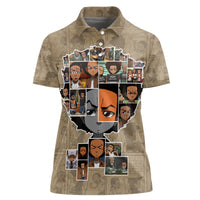 Huey Freeman Women Polo Shirt African American - Wonder Print Shop