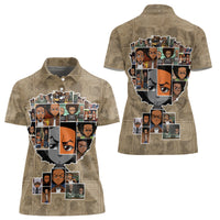 Huey Freeman Women Polo Shirt African American - Wonder Print Shop