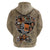 Huey Freeman Zip Hoodie African American - Wonder Print Shop