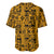 Culture Adinkra Baseball Jersey West African Yellow Art - Wonder Print Shop