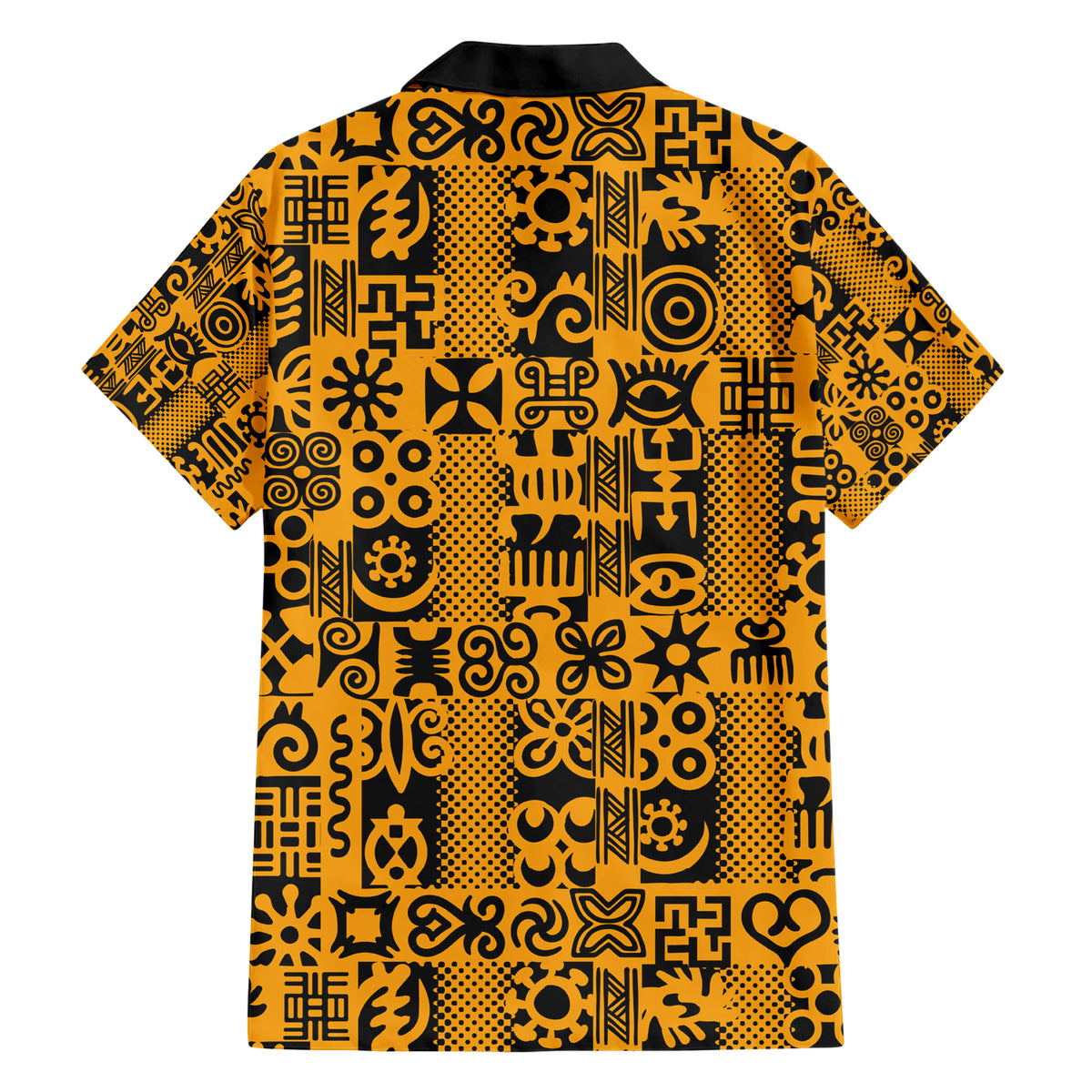 Culture Adinkra Hawaiian Shirt West African Yellow Art - Wonder Print Shop