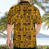 Culture Adinkra Hawaiian Shirt West African Yellow Art - Wonder Print Shop