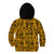 Culture Adinkra Kid Hoodie West African Yellow Art - Wonder Print Shop