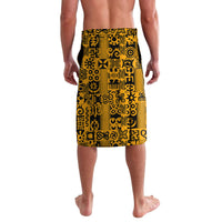 Culture Adinkra Lavalava West African Yellow Art - Wonder Print Shop