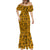 Culture Adinkra Mermaid Dress West African Yellow Art - Wonder Print Shop