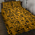 Culture Adinkra Quilt Bed Set West African Yellow Art - Wonder Print Shop