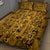 Culture Adinkra Quilt Bed Set West African Yellow Art - Wonder Print Shop