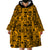 Culture Adinkra Wearable Blanket Hoodie West African Yellow Art - Wonder Print Shop