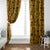 Culture Adinkra Window Curtain West African Yellow Art - Wonder Print Shop