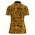 Culture Adinkra Women Polo Shirt West African Yellow Art - Wonder Print Shop